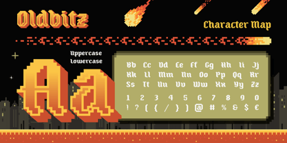 Oldbitz Font Poster 2