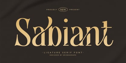Sabiant Font Poster 1