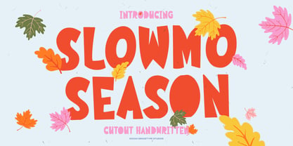 Slowmo Season Font Poster 1