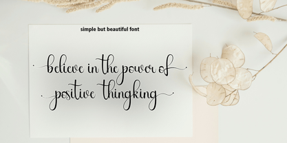 Bloomstone Script Font Poster 3