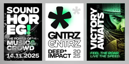 Gunterz Rounded Font Poster 12