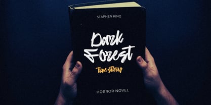 Morhita Ghost Font Poster 3