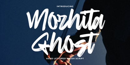 Morhita Ghost Font Poster 1