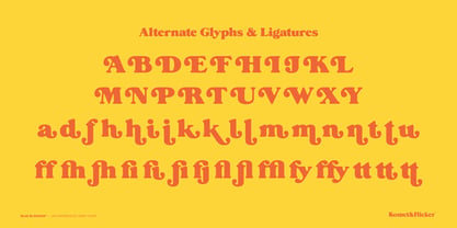 Blue Blossom Font Poster 14