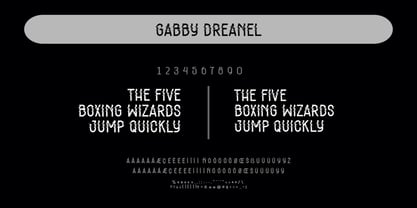 Gabby Dreanel Font Poster 8