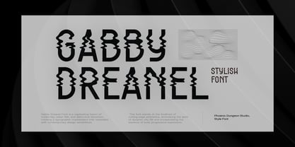 Gabby Dreanel Font Poster 1