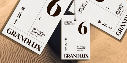 Grandlux Font Poster 4