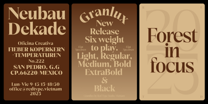 Grandlux Font Poster 5