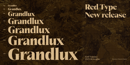 Grandlux Font Poster 10