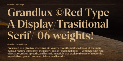 Grandlux Font Poster 7