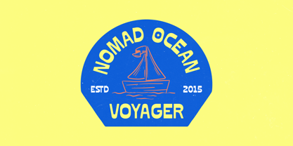 Horizon Caster Font Poster 12