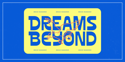 Horizon Caster Font Poster 10