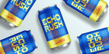 Horizon Caster Font Poster 9