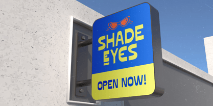 Horizon Caster Font Poster 14