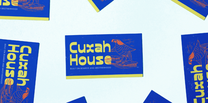 Horizon Caster Font Poster 8