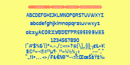 Horizon Caster Font Poster 13