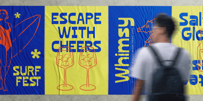 Horizon Caster Font Poster 11