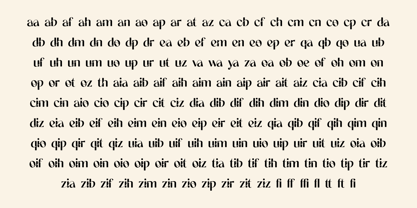 Ageia Font Poster 9