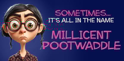 Millicent Pootwaddle Font Poster 1