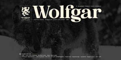 Wolfgar Font Poster 1