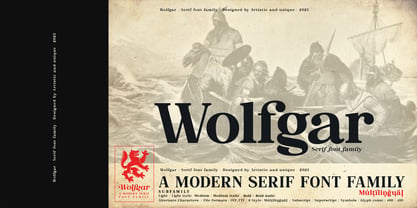 Wolfgar Font Poster 2
