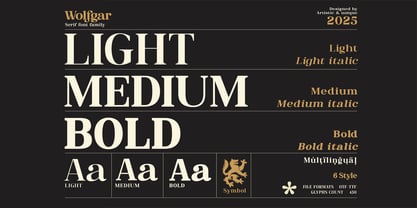 Wolfgar Font Poster 7