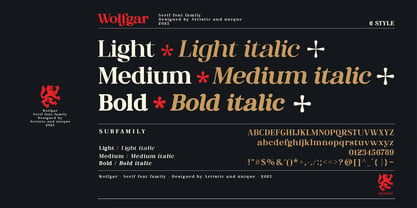 Wolfgar Font Poster 3