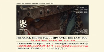 Wolfgar Font Poster 12
