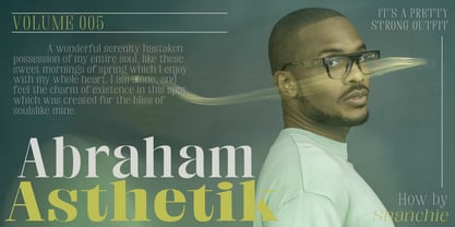 Fenoura Font Poster 2