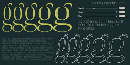 Fenoura Font Poster 8