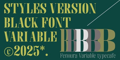 Fenoura Font Poster 7