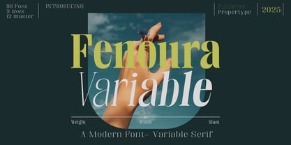 Fenoura Font Poster 1