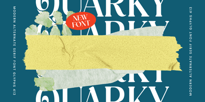 Quarky Kitchen Font Poster 8