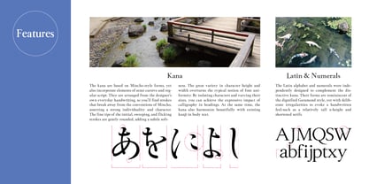 Seimin Kana Classic OT Font Poster 3