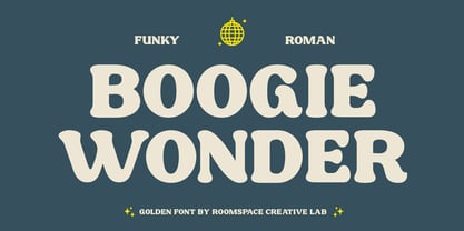 Golden Fat Font Poster 11