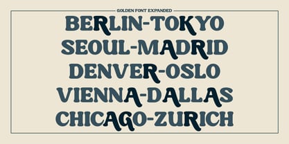 Golden Fat Font Poster 12