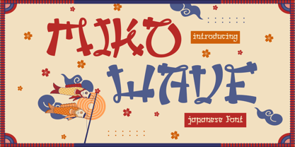 Miko Wave Font Poster 4