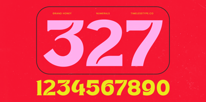 Grand Honey Font Poster 8