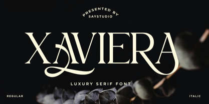 Xaviera Font Poster 1