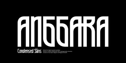 Anggara Font Poster 1