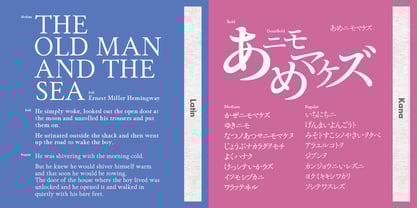 Shizuka Mincho Kana Sm Font Poster 4