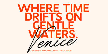 Moonlith February Font Poster 5
