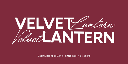 Moonlith February Font Poster 3