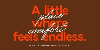 Moonlith February Font Poster 4