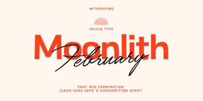 Moonlith February Font Poster 1
