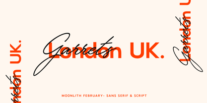 Moonlith February Font Poster 14