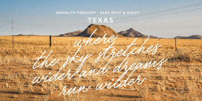 Moonlith February Font Poster 7