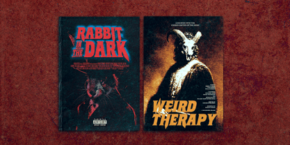 Burn To Death Font Poster 2