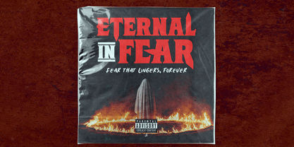 Burn To Death Font Poster 8