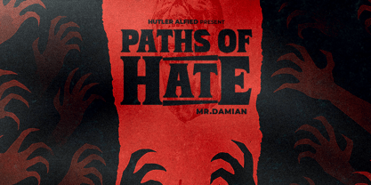 Burn To Death Font Poster 6